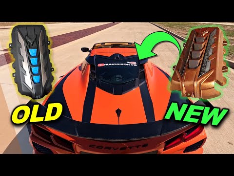 Transforming the C8 Corvette Engine Cover for less than $30!
