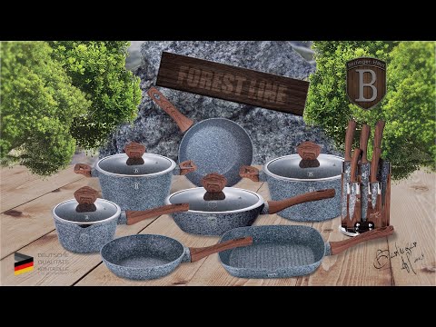 28CM GRANITINĖ SKELĖ BERLINGER HAUS METALLIC AQUAMARINE BH-1872 video