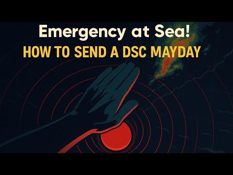How to Send a DSC Distress Alert and VHF MAYDAY Call | Emergency Procedure at Sea