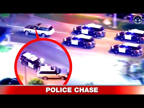 EPIC PIT Maneuvers, Spike Strips, And High-Speed Police Chases! - Police Coordinated Activity.