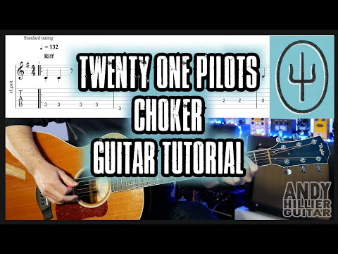 How to Play Twenty One Pilots Choker Guitar Tutorial Lesson