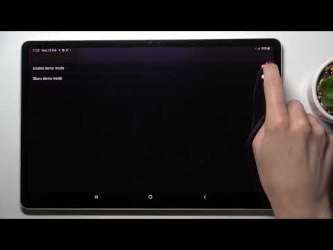 How to Activate Demo Mode on SAMSUNG Galaxy Tab S8+ - Show Demo Mode
