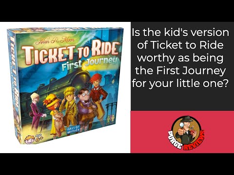 The Purge: # 3175 Ticket to Ride: First Journey (U.S.): The absolute top board gaming experience for children
