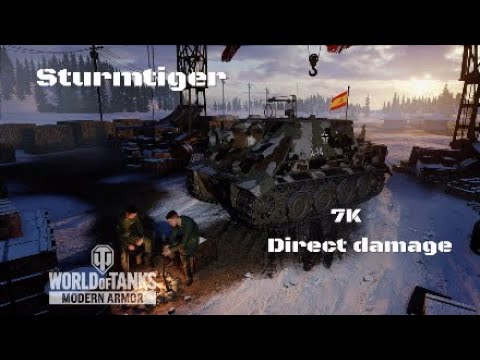 Sturmtiger in El Alamein: 7K direct damage :Wot console - World of Tanks