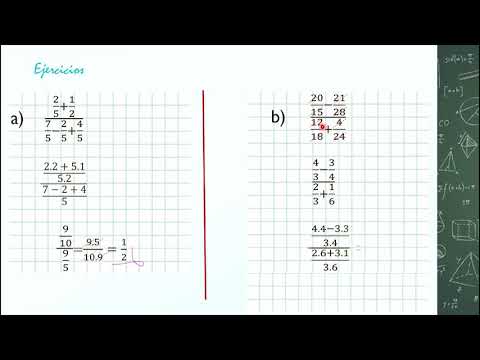 Suma y resta de fracciones homogéneas y heterogéneas---- Súper Fácil