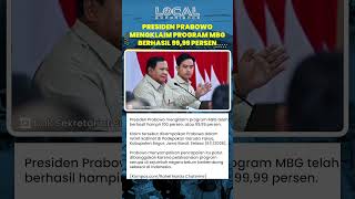 Presiden Prabowo Klaim Keberhasilan Program Makan Bergizi Gratis (MBG) yang Nyaris 100 Persen