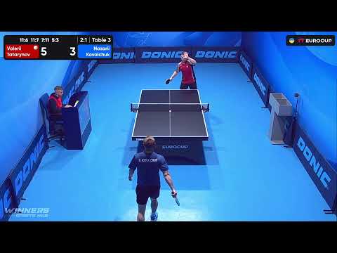 18:00 Valerii Tatarynov - Nazarii Kovalchuk 03.10.2023 TT Euro.Cup Ukraine Star. TABLE 3