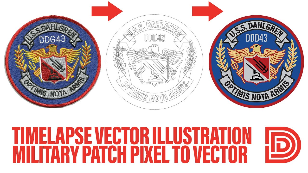 Navy Badge Timelapse