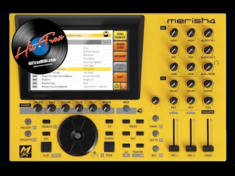 Merish 4 MIDI Mp3 Backing Track Player - www.MIDI.com.au