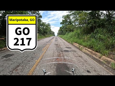 Na estrada GO 217, de Maripotaba a Cromínia, Goiás.