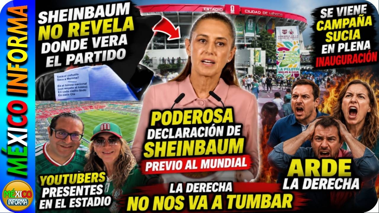 TÓMALA: PODEROSA DECLARACIÓN DE LA PRESIDENTA EN PLENO INICIO DEL MUNDIAL. LA DERECHA NO PODRÁ.