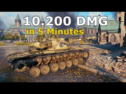 World of Tanks T57 Heavy Tank -  10.200 Damage In 5 Minutes