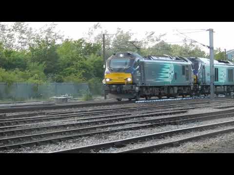 88006 & 68017 Passes Darlington - 4Z82 Mossend Down Yard to Daventry Int Rft Recep 24/05/20