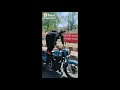 Girl Stunts On Bullet Girl On Bike