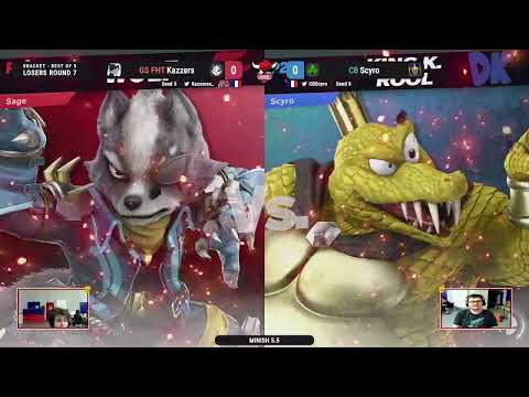 MINISH 5.5 SSBU - Kazzers (Wolf, Mii Gunner) VS Scyro (King K. Rool) - Loser Round 6