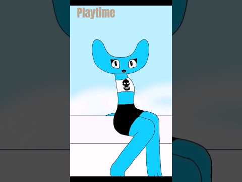 Cyan strong and cute look!!(rainbow friends) chapter 2 #animation #poppyplaytime