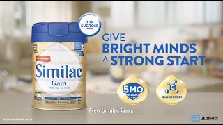 Download lagu New & Improved Similac® Gain | Give bright minds a strong start | Growing up milk Stage 3 mp3