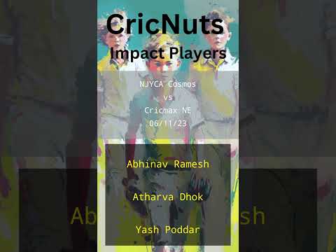 NJYCA Cosmos vs Cricmax NE - 06/11/23 - NJ U13 Div B-USA Cricket Junior Pathway