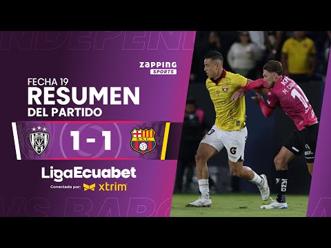 Independiente del Valle 1 - 1 Barcelona SC / Fecha 19 / Liga Ecuabet conectada por Xtrim