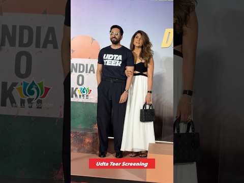 Ayushmann Khurrana at the screening of his upcoming movie Udta Teer