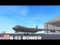 B 52 BOMER Tack Off End Landing