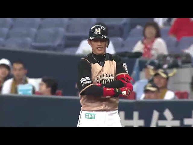【3回表】好調のファイターズ・陽 まずは内野安打でチャンスメーク!! 2016/7/12 Bs-F