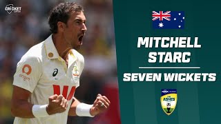 Sensational Starc leads the way with first-day haul | Men's Ashes 2025-26