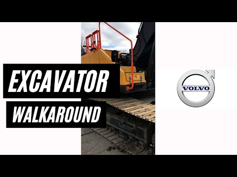 Volvo Excavator Walkaround - Features and Functions
