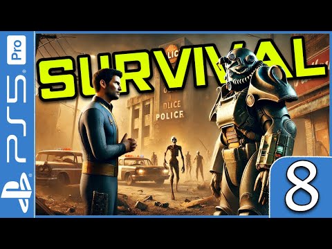 FALLOUT 4 (PS5 Pro) - Survival Mode PART 8: Fire Support Quest (4K 60FPS)