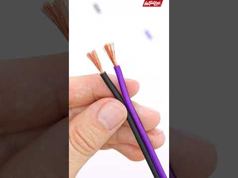 14 Gauge Speaker Wire OFC by Install Link, Purple/Black 100ft - Quick Use