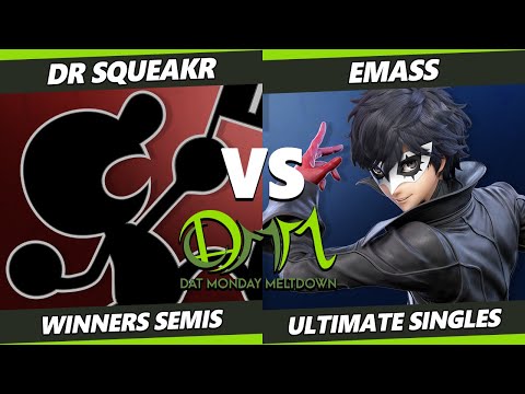 DAT Monday Meltdown 224 Winners Semis - Dr Squeakr (Game & Watch) Vs. eMass (Joker) SSBU Ultimate