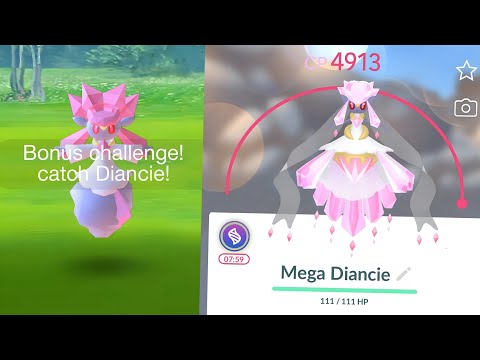 😲5000 CP Mega diancie almost in pokemon go.