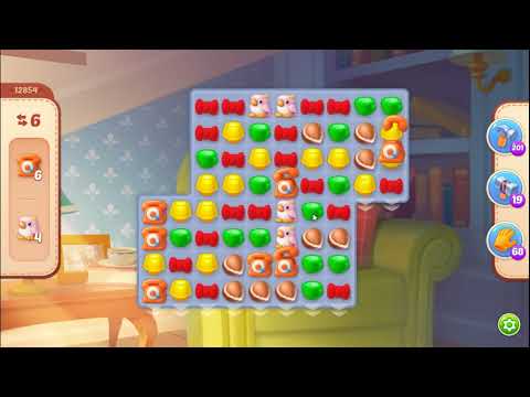 Homescapes Level 12854 - NO BOOSTERS 🏠 | SKILLGAMING ✔️