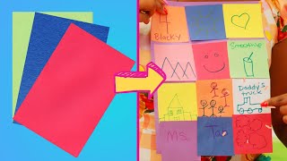 Craft Time: Paper Quilts | Crafts for Toddlers | Educational Videos for Preschoolers | Making Art