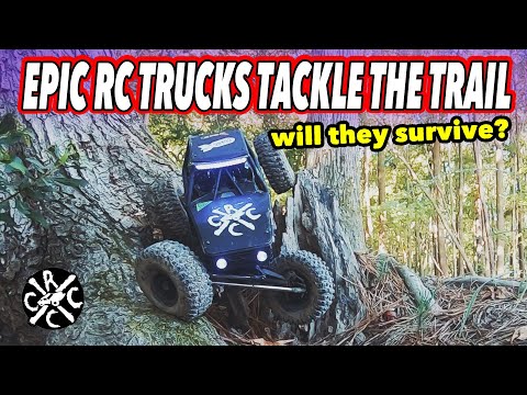 Epic RC Trucks Tackle The Trail. Do They Survive?