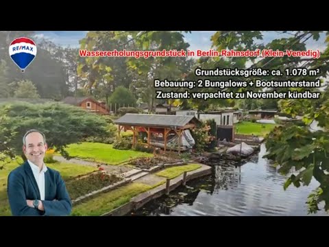 Wassererholungsgrundstück in Berlin-Rahnsdorf (Neu-Venedig) zu verkaufen