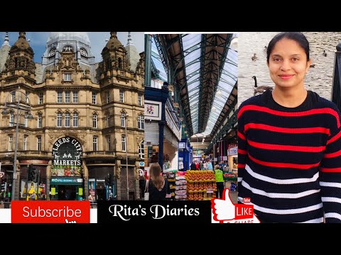 #63 || UK 🇬🇧 Shopping Haul at Leeds Kirkgate Market || Britain's best views || #Leeds City Centre