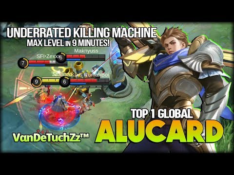 Killing Machine 9 Minutes MAX Level by VαnDeTuchZz™ Top 1 Global Alucard - Mobile Legends