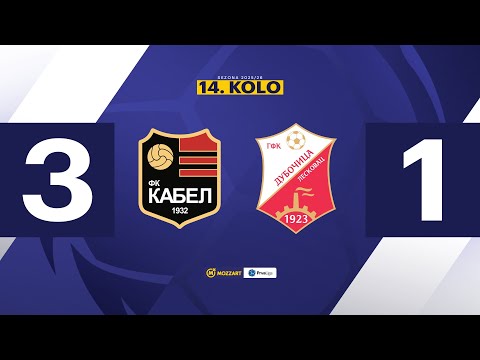 MBPLS 2025/26 - 14.Kolo: KABEL – GFK DUBOČICA 3:1 (3:1)