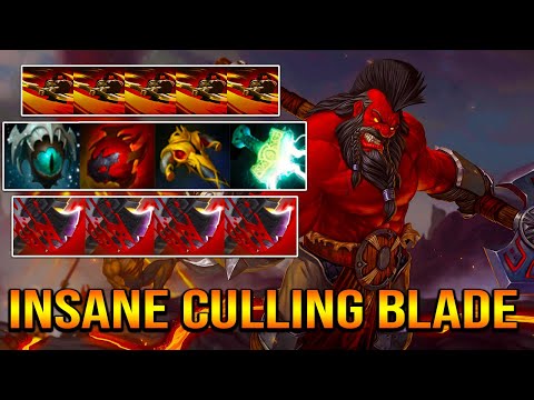 INSANE CULLING BLADE [ Axe ] INTENSE CARRY BUILD - DOTA 2 GAMEPLAY