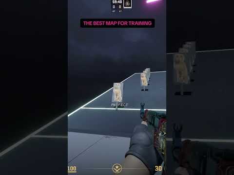 THE PERFECT AIM TRAINING MAP DOESN'T EXI... 😱  #cs2 #cs2maps #cs2memes