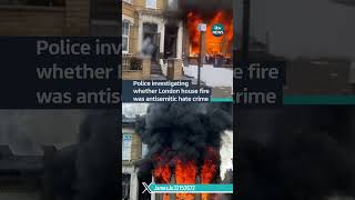 Around 60 firefighters tackled the blaze at a house in Hackney #itvnews #london