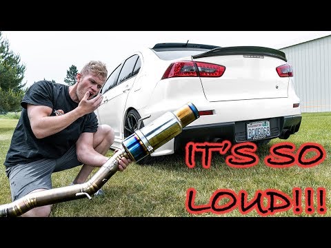 The BEST Evo X Exhaust! Tomei Titanium Install
