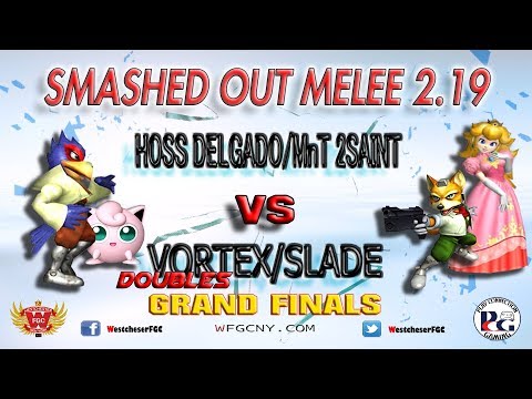 Smashed Out Melee V2.19 - Hoss Delgado/Mnt | 2Saint Vs. Vortex/Slade - Doubles Grand Finals
