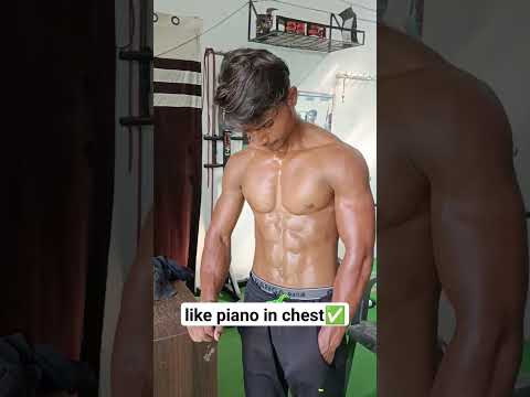 like piano in chest ✅ #viral #youtubeshorts #gymmotivation #fitness
