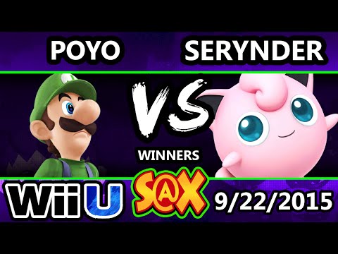 S@X 116 - Poyo (Luigi) Vs. Serynder (Jiggly Puff) - SSB4 Tournament - Smash Wii U - Smash 4