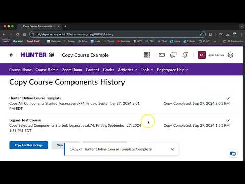 How To Copy A Brightspace Course
