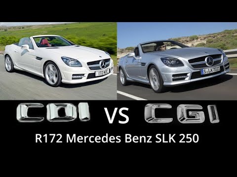 [Diesel vs Petrol] 0-240Km/h acceleration|SLK250 CDI vs SLK250 CGI(2011-2015)