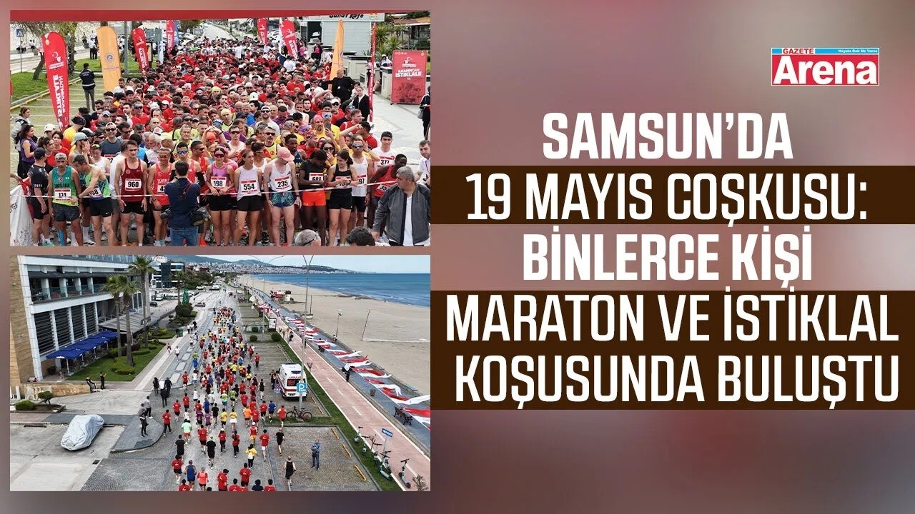 Samsun'da 19 Mayıs coşkusu