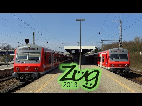 BR143 mit x-Wagen in Feucht - S-Bahn S2 Altdorf - Nürnberg - Roth (Kurzvideo)